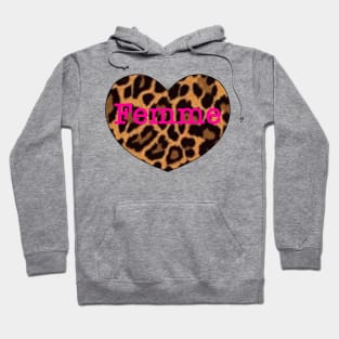 Femme leopard Hoodie